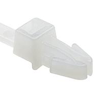 HellermannTyton 126-00044 Cable Tie Mounts 1-Piece Cable Tie with Arrowhead Mount, 6"L, 50lb, 0.04 - 0.14" Panel Thickness, PA66, Natural, 1000/pkg