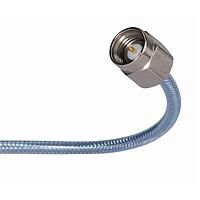 HUBER+SUHNER Minibend R-6.5 RF Cable Assemblies Assembly: minibend_R cable with male SMA plug connectors on both ends. Length: 6.5 Inches