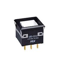 NKK Switches UB225KKG016G Pushbutton Switches LOW PROFILE PSHBTTN ILLMNTD/PC AND SLDR