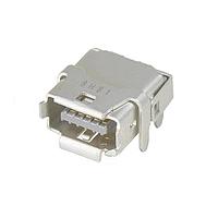 HARTING 09452812561333 Modular Connectors / Ethernet Connectors HARTING ix Type A Cat6a Industrial Jack, angled horizontal pcb mount, 1 piece
