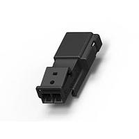 AMP Connectors - TE Connectivity 1563190-1 Tab Housing 2POS TAB 1.6 X 0.6 TAB HSG CODA