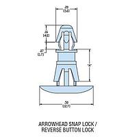 Heyco 10441F PCB Support HLCBSC10-12M V-0 NATURAL