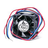 Delta Electronics, Inc. FFB0412VHN-BR00 Tubeaxial Tubeaxial Fan, 40x28mm, 12VDC, Ball Bearing, 3-Lead Wires, Locked Rotor Sensor