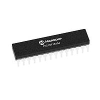 Microchip Technology PIC16F18154-I/SP Microcontrollers 7KB Flash, 512B RAM, 128B EEPROM, 12b Diff. ADCC, 2x16-bit dual PWM