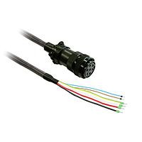 SCHNEIDER VW3M5D6FR30 Motor Drives power cable 3m shielded 4x 6mm, BCH2 brake MIL connector