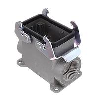 AMP Connectors - TE Connectivity T1470102232-000 Housings Hood 94MM L 74MM H 57MM W PG2x16 Side