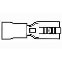 AMP Connectors - TE Connectivity 5-160483-1 (Mouser Reel) Receptacle 187 PIDG FASTON REC Reel of 1000