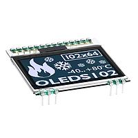 DISPLAY VISIONS EA OLEDS102-6LWA OLED Displays OLED White 102x64 w/o Protection Glass