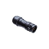 Amphenol LTW CB-06BMMA-QL8AP0 Standard Circular Connector X-Lok, Middle Size, Plastic, 10A, 06 pins, Male Connector, Male Contact, Straight, Push Lock, Crimp, Field Installable, F6.0 - F12.0mm, IP68
