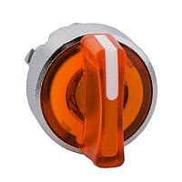 SCHNEIDER ZB4BK1853 Knob 3POS ILLUM SPRING RET SELECTOR YELLOW