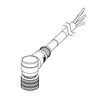 Molex 1200060505 Sensor Cables / Actuator Cables MMC-4P-4W-FE-90-3M-CEI