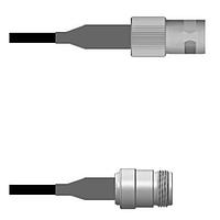 Amphenol Custom Cable Q-0901W0008007i RF Cable Assemblies BNC-SJ/N-SJ RG58 7I