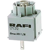 RAFI 1.71.212.001/0000 Lamp Sockets RAFIX 22 QR lamp socket w/ coupling