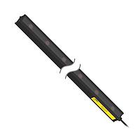 Banner Engineering SAB-1143AP1LP3-Q5E Photoelectric Sensors WORLD-BEAM QS18 Series: 3 Beam Sensor Array; Polarized Retro; Range: 1 m; Input: 10-30 V dc; Outputs: PNP Light Operate; 150 mm (6 in) 4-pin M12 Pigtail QD