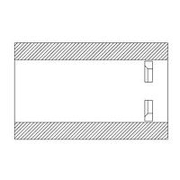 BIVAR FRS3.0-17LG Self Retaining Firm Retaining Spacer, 0.669 in. Length, 0.217 OD, 0.142 ID, M3 Screw Size, Natural