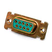 Cinch DEMME9S Receptacle DSUB 9F SOD E G50 ZINC