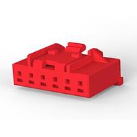 AMP Connectors - TE Connectivity 6-1971793-3 Plug Housing GI CONN 2.5 PLUG HSG 6P RED