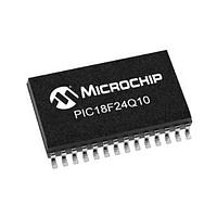 Microchip Technology PIC18F24Q10-I/SS MCUs 16KB Flash, 1KB RAM, 256B EEPROM, 10b ADC2, 5b DAC, Comp, PWM, CCP, CWG, HLT, WWDT, SCAN/CRC, ZCD, PPS, EUSART, SPI/I2C, IDLE/DOZE/PMD