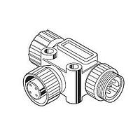 Omron Automation and Safety XS4R-D424-5 T-Adapter Connector