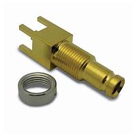 Amphenol RF 282121-75 PCB Connectors 1.0/2.3 DIN Rec ST Gold