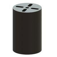 Essentra Components LEDM-3-06 LED Spacers LED Spacer,5MM T-1-3/4,Blk,6MM Spc