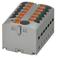 PHOENIX CONTACT 3273352 Basic Terminal Distribution Block with Supply PTFIX 6/12X2,5 GY 2.5mm2 w/6mm2 feedin