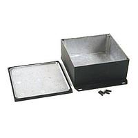 Hammond Manufacturing 1590WKKFBK Die-cast box Diecast Alum Flanged 4.92x2.1x4.92" Black