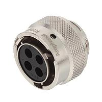 Amphenol SINE Systems RT06144SNH03 Connectors Plug, 4 Position, Female, Shell Size 14, with Silicone Seal
