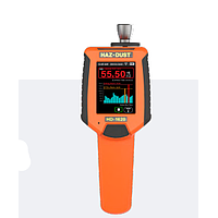 HAZDUST HD 1620 Multi-parameter, hand-held, real-time respiratory air monitor (+/- 2 ug/m3 or 0.002 mg/m3)
