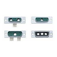 Molex / FCT 173107-0319 Mixed Contact D-Sub Connectors 11 POS R/A PCB SKT 11W1 10PIN 1 HOLE