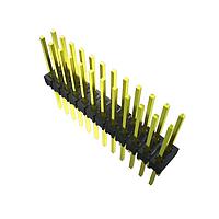 Samtec MTSW-202-07-STL-S-200 Pin Strip Variable Height PCB Header Strips, 0.100" pitch