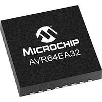 Microchip Technology AVR64EA32T-E/RXB MCUs 64KB, RWW, 6KB RAM, 32p, 20MHz, CFD, 12b ADC, PGA, 2xComp, DAC, 3xUART, SPI, TWI