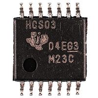 Texas Instruments SN74HCS03PWR Single-Function Gates Schmitt-trigger inpu ts quadruple 2-input