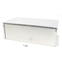 Hammond Manufacturing 1411FBXU Utility Utility Enclosure - 12 x 7.0 x 4.0" - Unfinished Aluminum w /Flanges