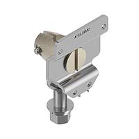 Banner Engineering SMBLEFA Brackets Bracket: LE Series Swivel Plate Bracket; 12 gauge Stainless Steel; Includes 3/8-16 x 2 in Socket Head Cap Screw (SHCS)