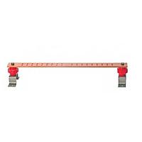 Wakefield Thermal SCGB-2-T-KT Ground Bars Ground Bar, 36 Holes, Rectangle, Copper, Tin, 24" L, 2" W, 4" H, 0.25" Thickness