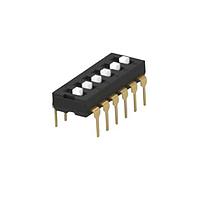 Alcoswitch - TE Connectivity 2454982-4 DIP Switches DIP, THT, 6 pos, extended