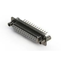 EDAC 628-M25-321-WT4 D-Sub Connectors - Standard Density Vertical Machined D-Sub Connector