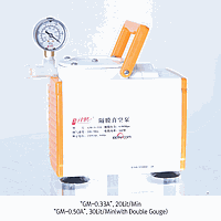 TJV TJ.Pu0109 Vacuum/Pressure Diaphragm Pump, “GM-0.50A”, 30Lit./min, Anticorrosive