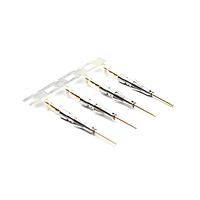 Amphenol SINE Systems SP28W2G30 Contacts Pin Contact, Stamped, Gold 30u", Wire Range .05-.08mm , 30-28 AWG, with 3 tangs. 3,000 pcs. Reel