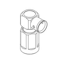 Radiall R180160007W Connectors NEX10 / RIGHT ANGLE PLUG SOLDER TYPE CABLE 1/4" SPIRAL SUPERFLEXIBLE