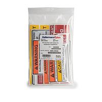 HellermannTyton 596-03942 Solar Label Value Pack Solar Label Value Pack, Residential, NEC2017, Red/Orange, 45 per kit, 1/pkg
