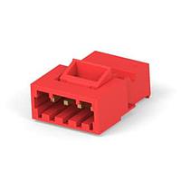 AMP Connectors - TE Connectivity 3-644809-4 Plug Housing 04P MTA156 PSTD CONN 22AWG LF