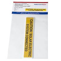 HellermannTyton 596-00672 Solar Label CAUTION SLR ELE SYS CON 10/PK