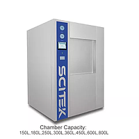 Scitek ST-BV450PV Horizontal Pulse Vacuum Autoclave with Lift Door (450L)