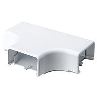 HellermannTyton TSRP1W-21-1 Wire Ducting & Raceways Tee Cover, 3/4", 1" Bend Radius, PVC, White, 1/bg