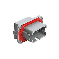 Amphenol SINE Systems AT13-12PA-BM20CP Automotive Connectors 12 Position 90  Flange Mount PCB Receptacle