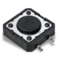 C&K PTS125SK12SMTR2LFS Basic Switch 50mA 12VDC, 250gf 12mm Rnd Act