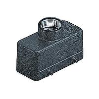 HARTING 09370101421 Hoods METAL HOOD HAN 10B 2 LVR LCKING