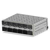 AMP Connectors - TE Connectivity 1-2007562-5 SFP+ SFP+assy 2x6 Sp Fing 4LP EMI Enhanced